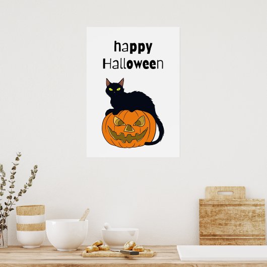 Poster Joyeux Halloween (Cuisine)