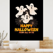 Poster Joyeux Halloween de nous tous (Cuisine)