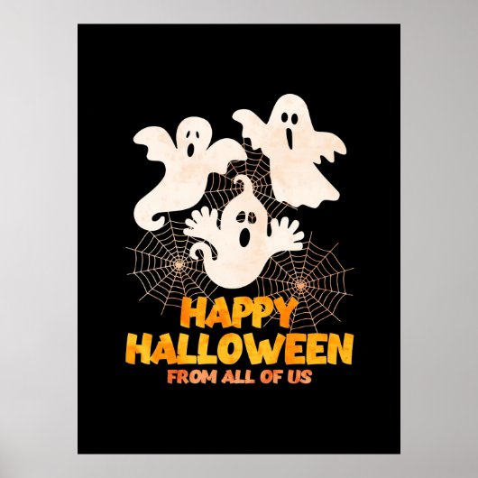 Poster Joyeux Halloween de nous tous (Devant)