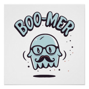 Poster Joyeux Halloween de votre Boomer préféré !