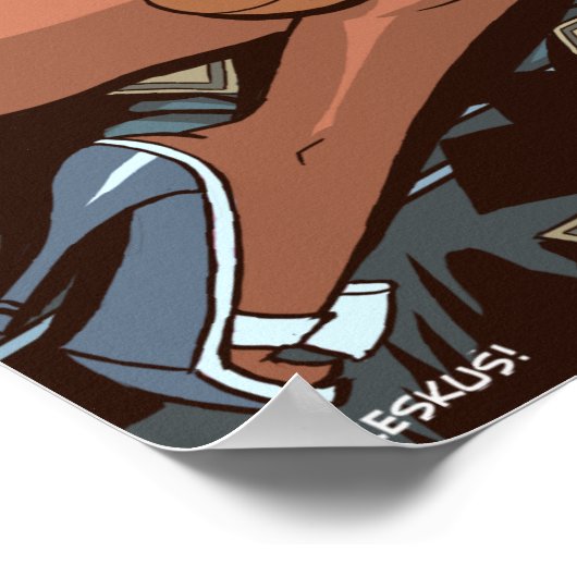 Poster Joyeux Homie du Nouvel An ! (Coin)