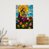 Poster Joyeux Jésus-Christ de Pâques (Cuisine)