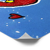 Poster 'Joyeux Jésus d'anniversaire' : Un grand étreinte (Coin)