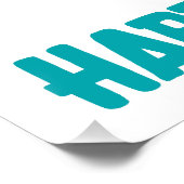 Poster Joyeux Jour de Pâques - Femme (Coin)