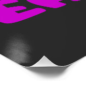 Poster Joyeux jour de Pâques - Mignonne lapin (Coin)