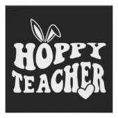 Poster Joyeux Jour de Pâques - Oeuf de Pâques Kawai (Devant)