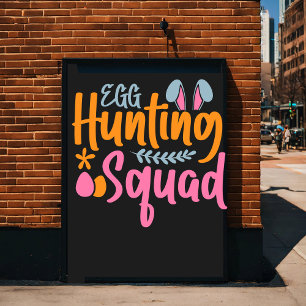 Poster Joyeux jour de Pâques - Oeufs Lover