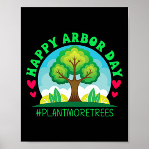 Poster Joyeux Jour des Arbor Chemise Arbre Planter Tee Jo