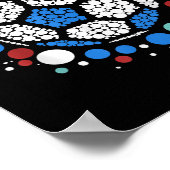 Poster Joyeux Jour Dot Lka Dot Soccer Ball Lover Garçons  (Coin)