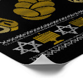 Poster Joyeux Jours de Challah (Coin)