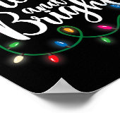 Poster Joyeux Joyeux Et Lumineux Feux De Noël Noël Noël N (Coin)