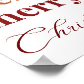 Poster joyeux joyeux joyeux noël (Coin)