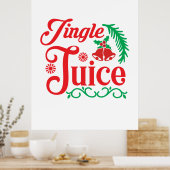 Poster Joyeux Joyeux Jus de Jingle Joyeux (Cuisine)