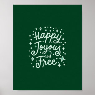 Poster Joyeux, Joyeux, Libre, Joyeux, Noël