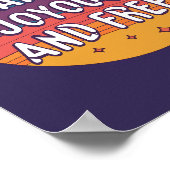 Poster Joyeux, Joyeux, Libre, Motivationnel, Inspirationn (Coin)