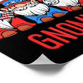Poster Joyeux Juillet 4 Gnomies Patriotic Pride Gnomes US (Coin)