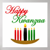 Poster Joyeux Kwanzaa (Devant)