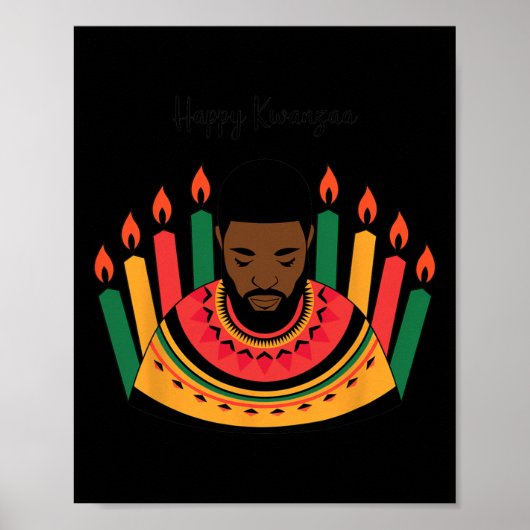 Poster Joyeux Kwanzaa Jour Kwanzaa Célébration Idées Unit (Devant)