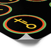 Poster Joyeux Kwanzaa Kinara-sept Badges Principes De Kw (Coin)