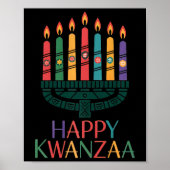 Poster Joyeux Kwanzaa Premium (Devant)
