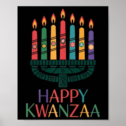 Poster Joyeux Kwanzaa Premium (Devant)