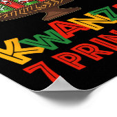 Poster Joyeux Kwanzaa Sept Principes De Kwanzaa - Kinara (Coin)