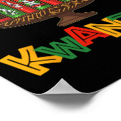 Poster Joyeux Kwanzaa Sept Principes De Kwanzaa - Kinara (Coin)