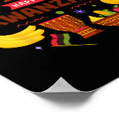 Poster Joyeux Kwanzaa Sept Principes De Kwanzaa Kinara M (Coin)