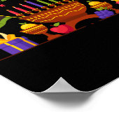 Poster Joyeux Kwanzaa Sept Principes De Kwanzaa Kinara M (Coin)