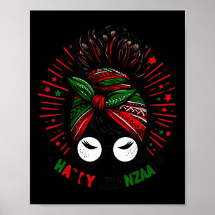 Poster Joyeux Kwanzaa Sept Principes De Kwanzaa Messy Bu