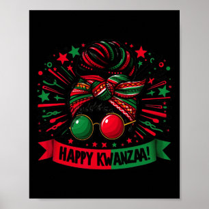 Poster Joyeux Kwanzaa Sept Principes De Kwanzaa Messy Bu