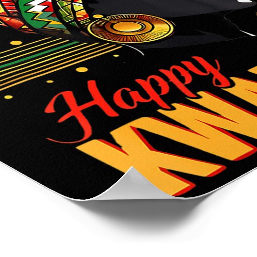 Poster Joyeux Kwanzaa Sept Principes De Kwanzaa Women Me (Coin)