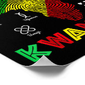 Poster Joyeux Kwanzaa Sept Principes Des Femmes Kwanzaa 7 (Coin)