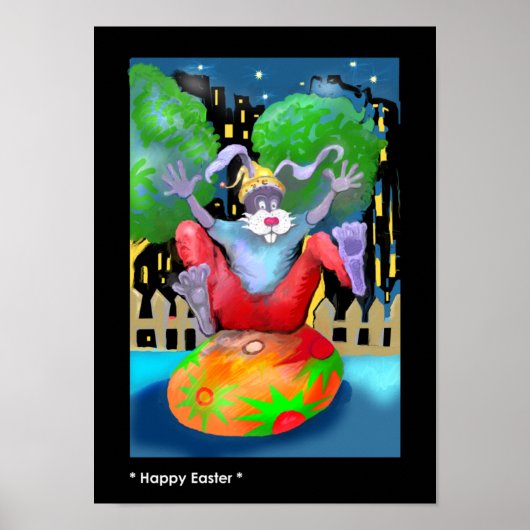 Poster * Joyeux lapin de Pâques * (Devant)