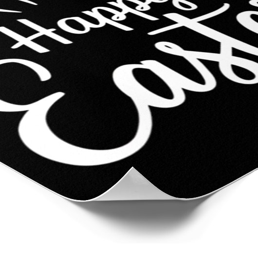 Poster Joyeux lapin lapin de Pâques Jour de Pâques garçon (Coin)