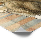 Poster Joyeux lapins lapins de Noël (Coin)