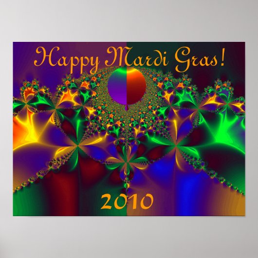 Poster Joyeux Mardi Gras ! 2010 (Devant)
