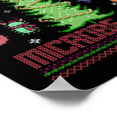 Poster Joyeux Microbe-Noël Microbiologie Scientifiques No (Coin)