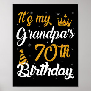 Poster Joyeux My Grandpas 70e anniversaire 1955 70 ans