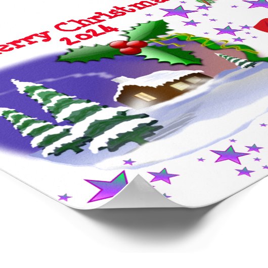 Poster Joyeux Noël (Coin)