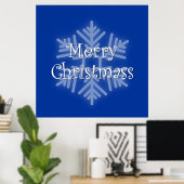 Poster Joyeux Noël (Bureau à domicile)