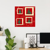 Poster Joyeux Noël (Bureau à domicile)