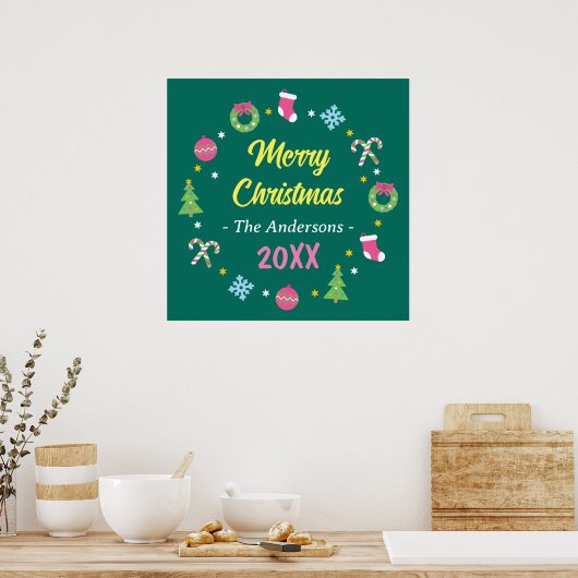 Poster Joyeux Noël (Cuisine)
