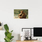 Poster Joyeux Noël (Bureau à domicile)