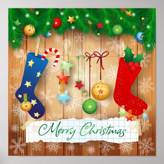 Poster Joyeux Noël (Devant)