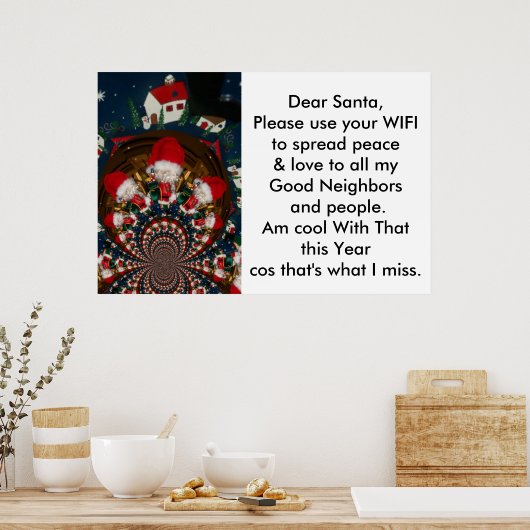 Poster Joyeux Noël (Cuisine)