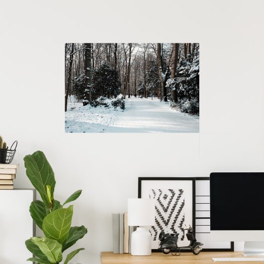 Poster Joyeux Noël (Bureau à domicile)