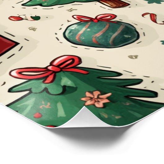 Poster joyeux Noël (Coin)