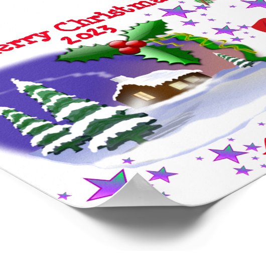 Poster Joyeux Noël (Coin)