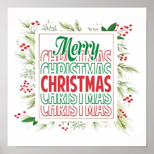 Poster Joyeux Noël (Devant)